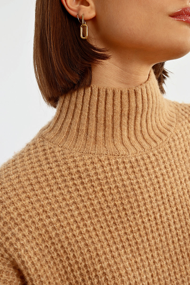 Lili Sidonio Beige Knitted Sweater