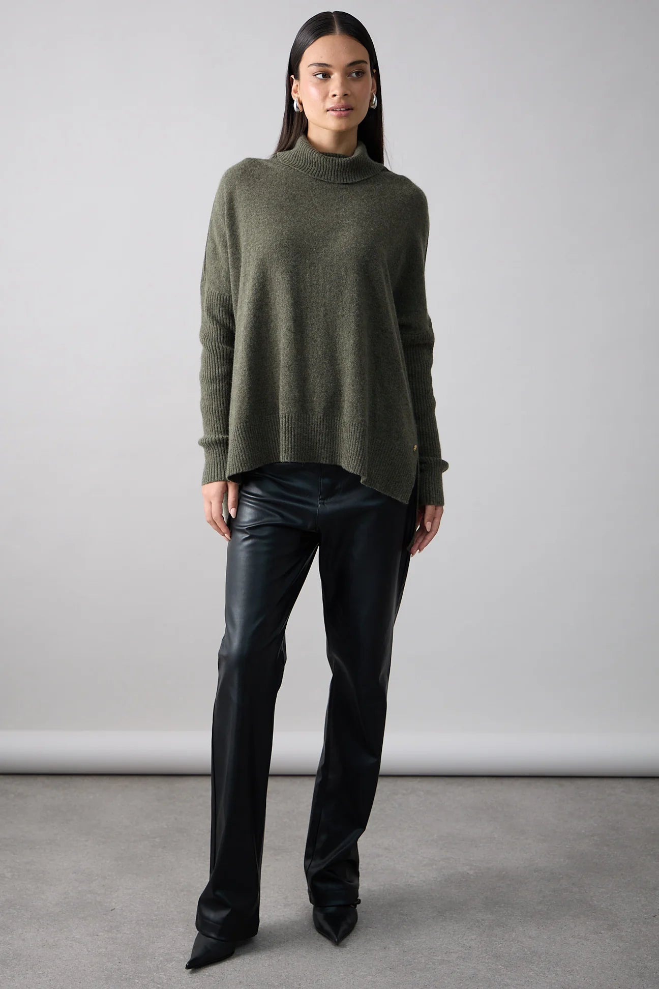 Mia Fratino Gigi Step Rollneck - Military Green