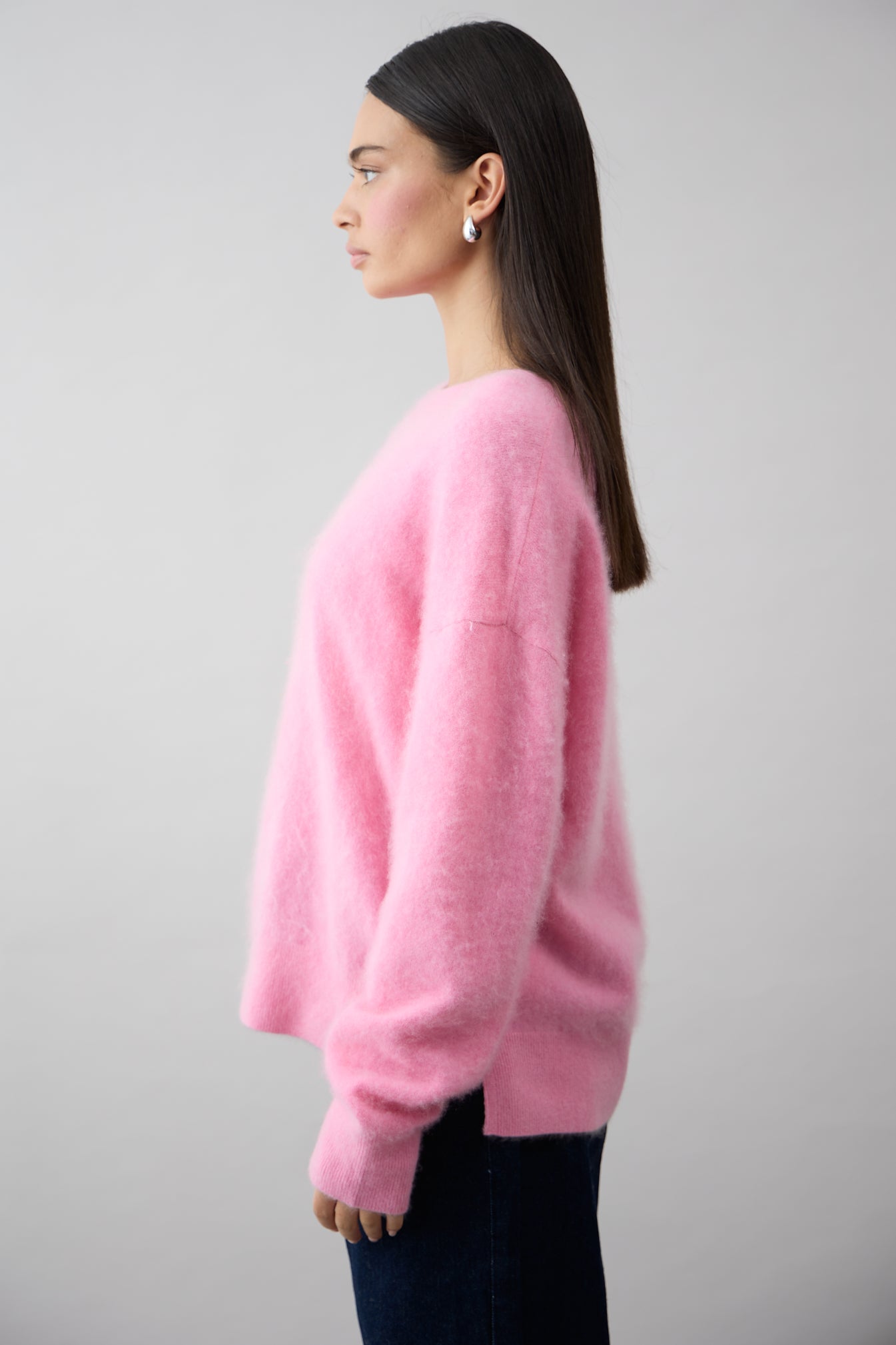 Mia Fratino Cashmere Cyra Sweater - Strawberry Ice