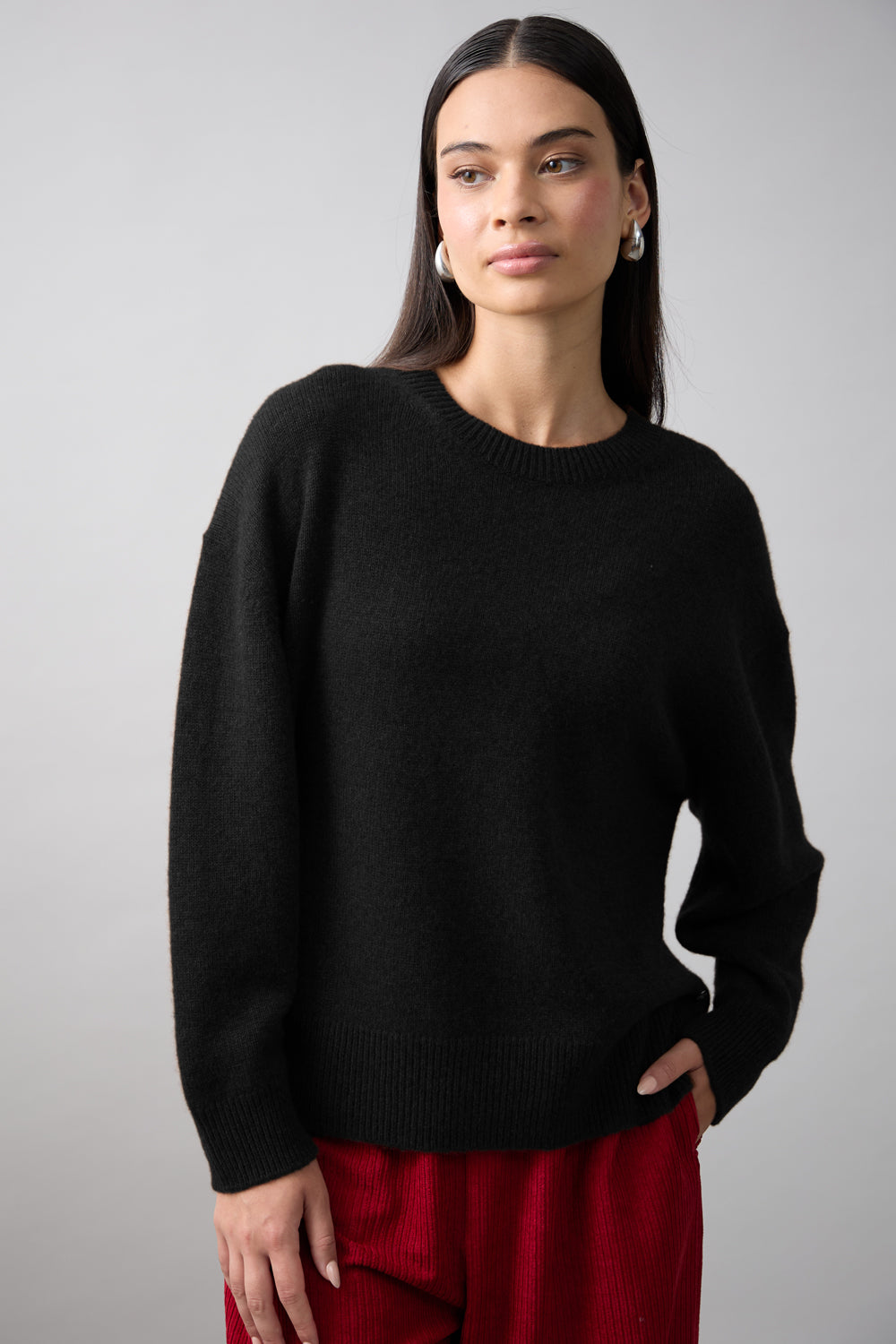Mia Fratino Cooper Crew - Jet Black