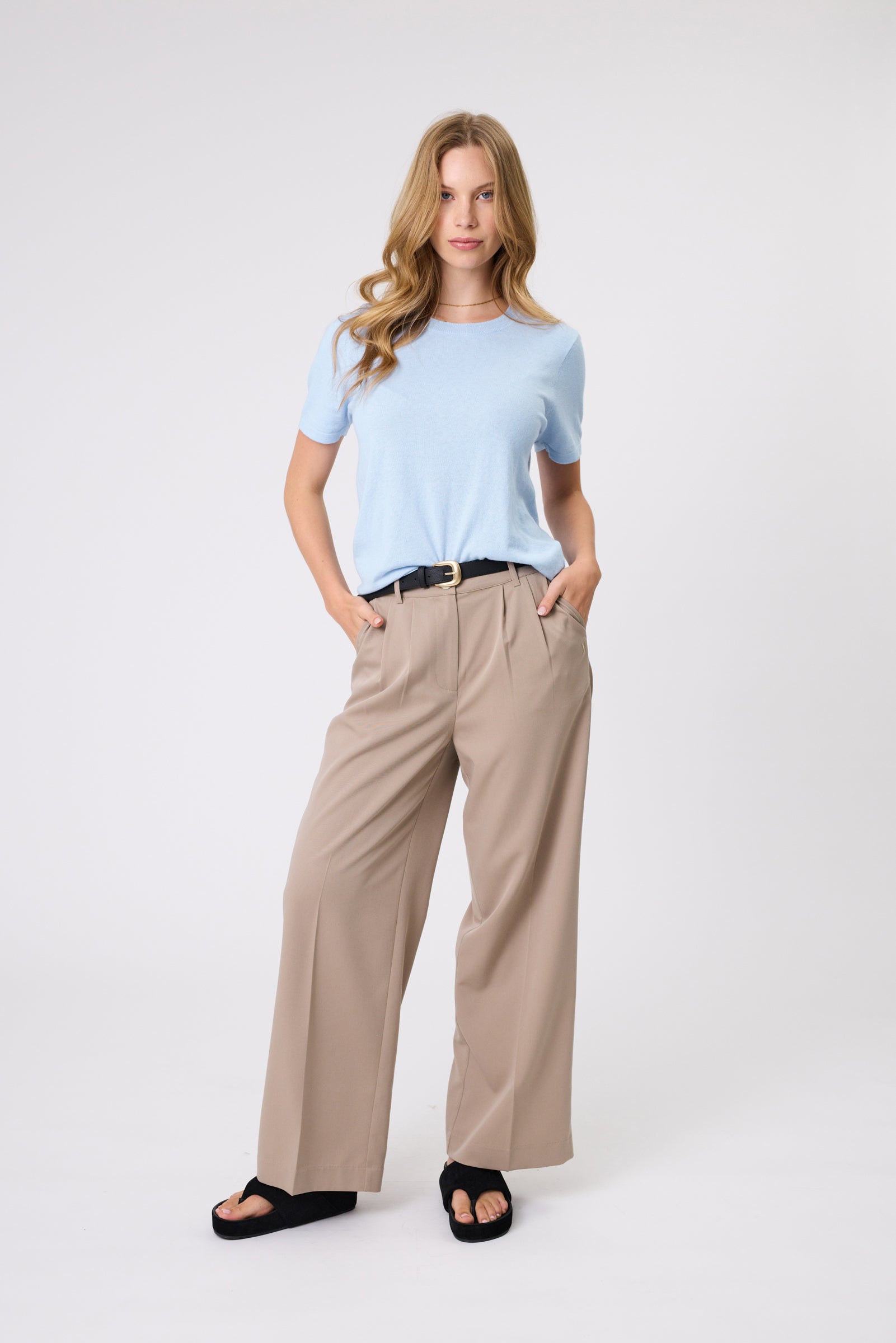 Marlow Mode Pant - Ecru