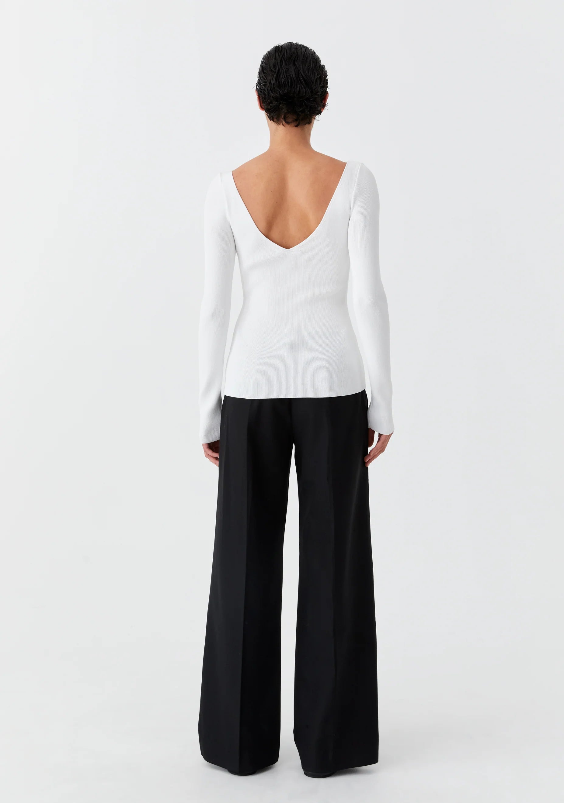 Morrison Cate Knit Top - White