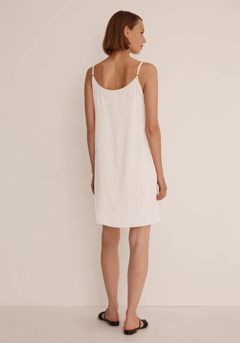 Morrison Oden Slip Dress - White