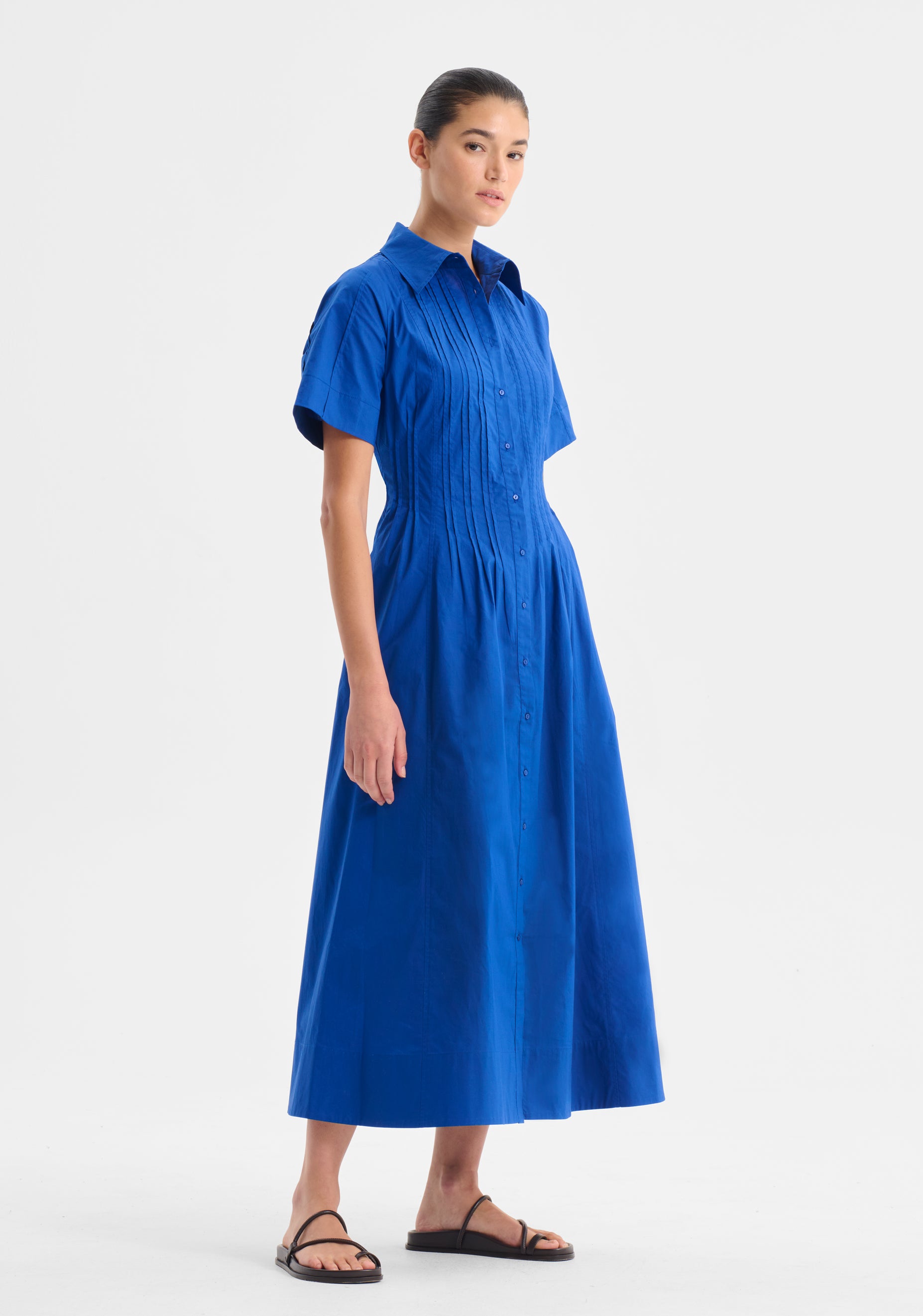 Morrison Arabella Shirt Dress - Cobalt