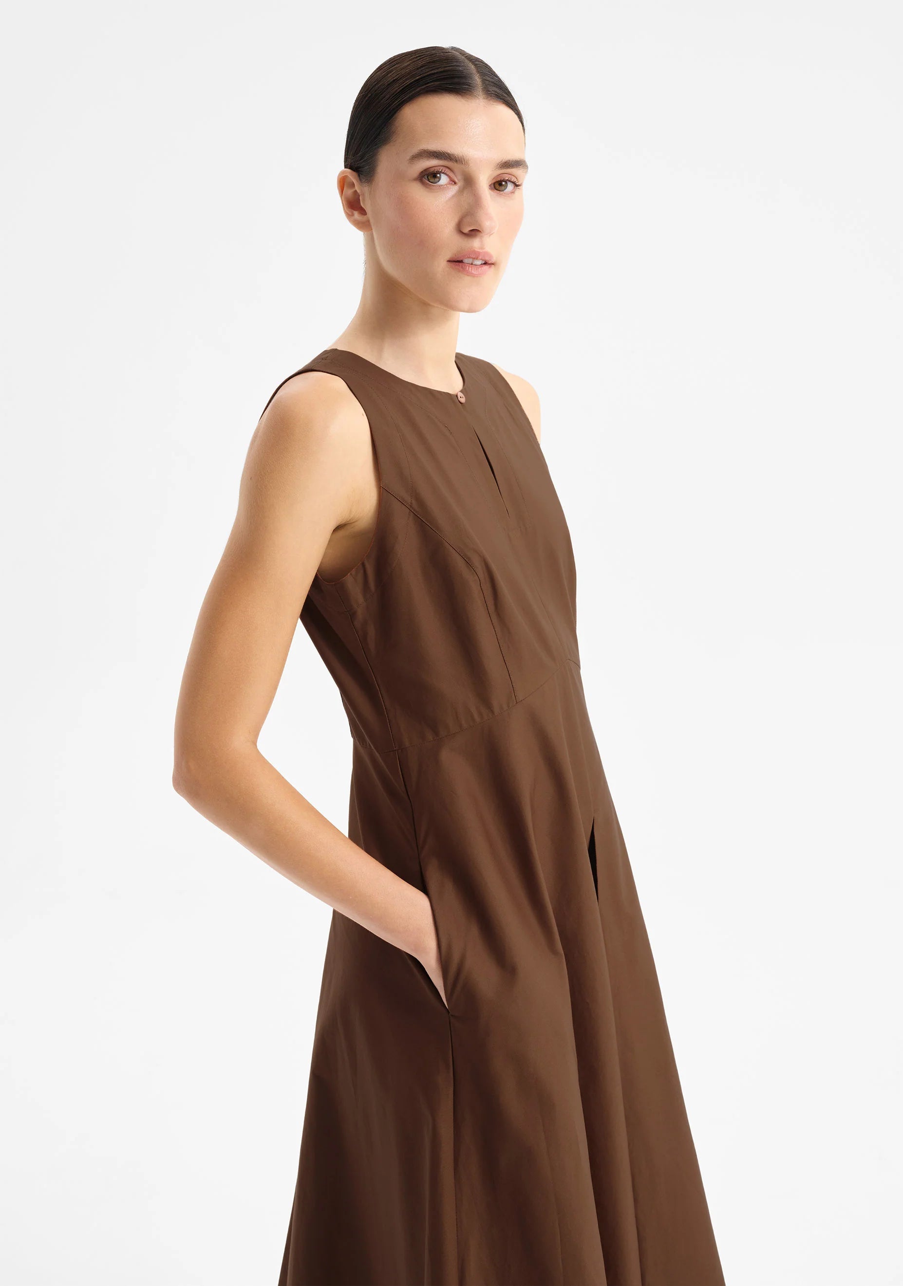 Brooks Dress - Chocolate