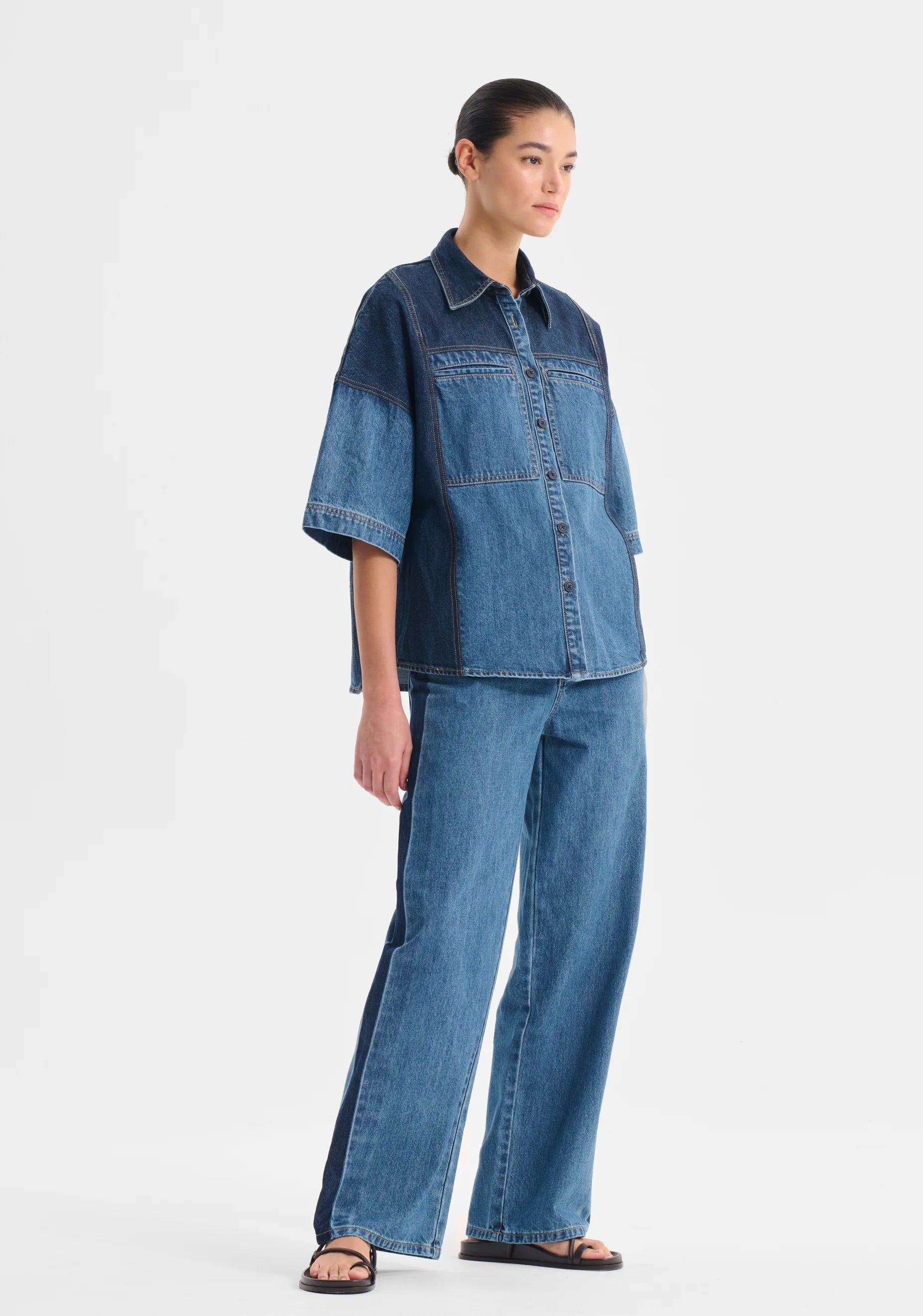 Morrison Dexter Denim Shirt - Indigo