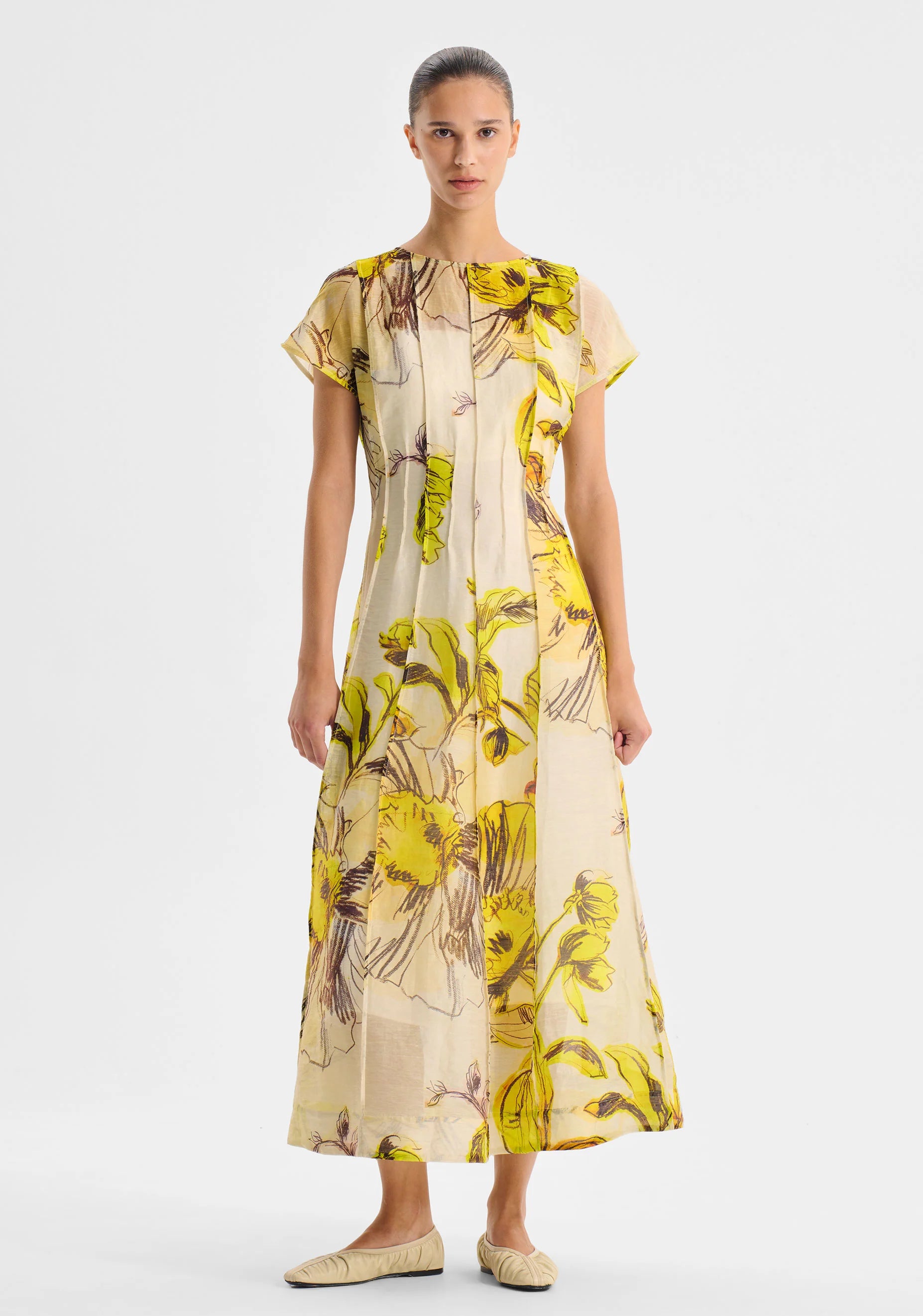 Mae Dress - Lemon