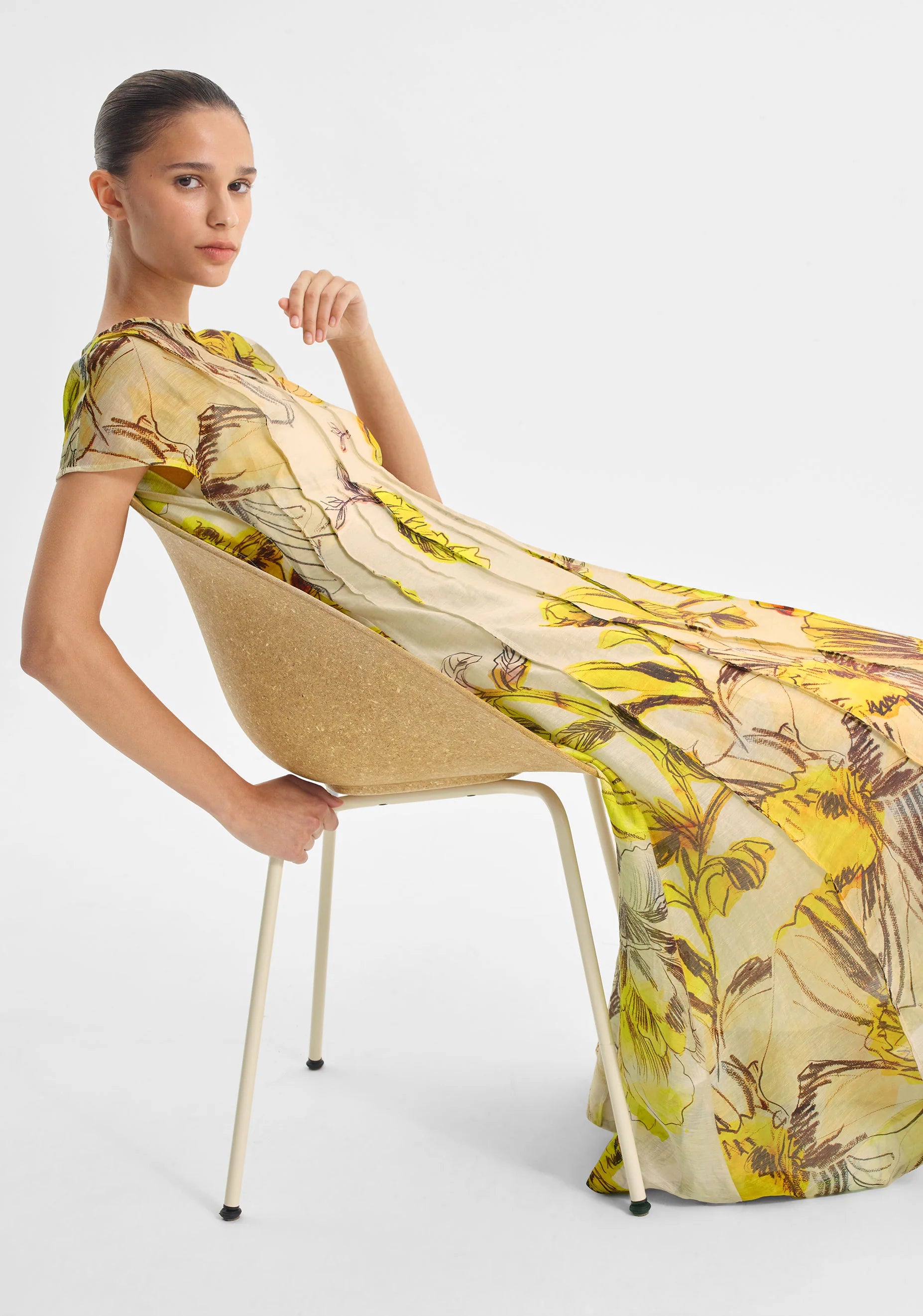 Mae Dress - Lemon