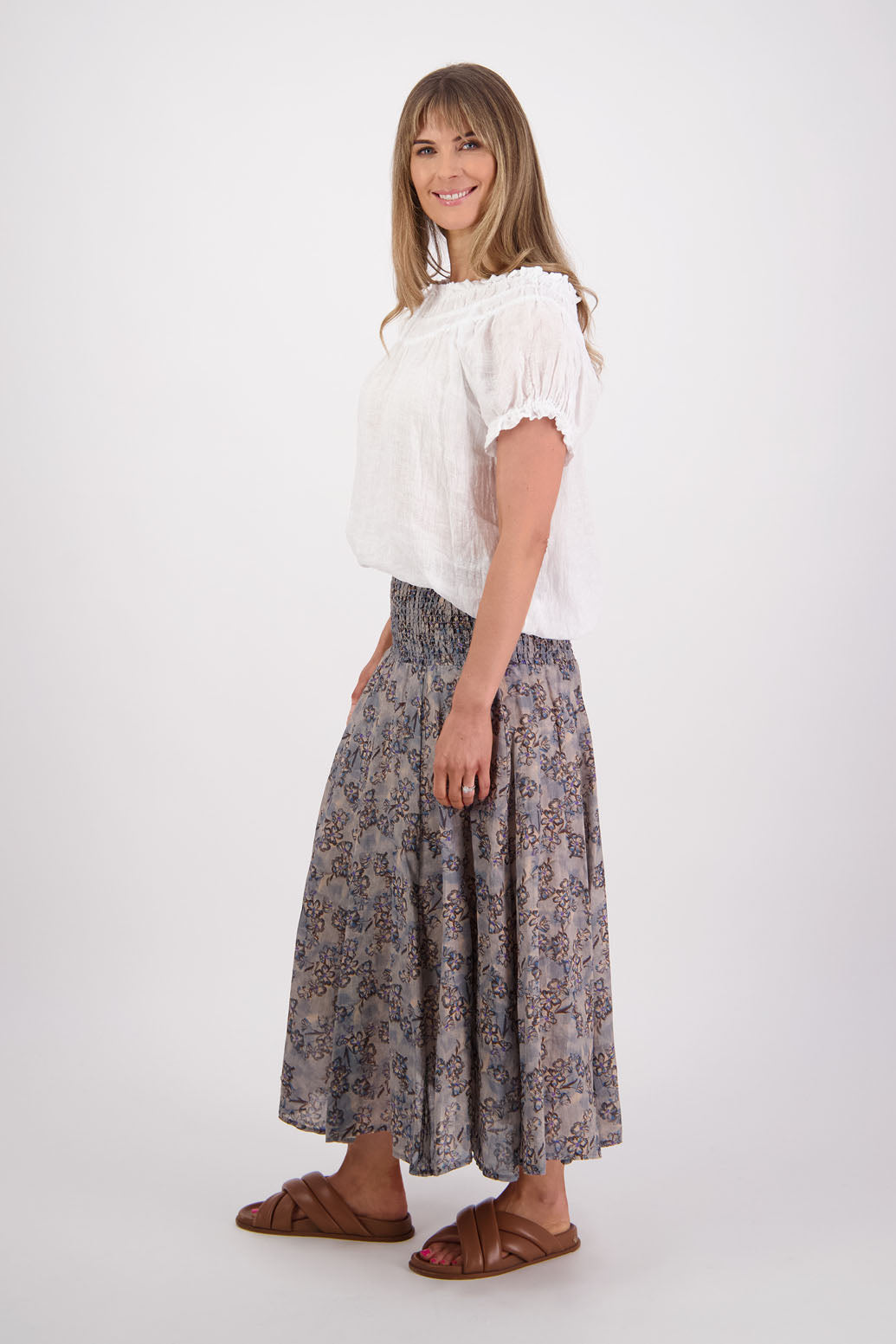 Briarwood Pandora Skirt - Denim Daisy