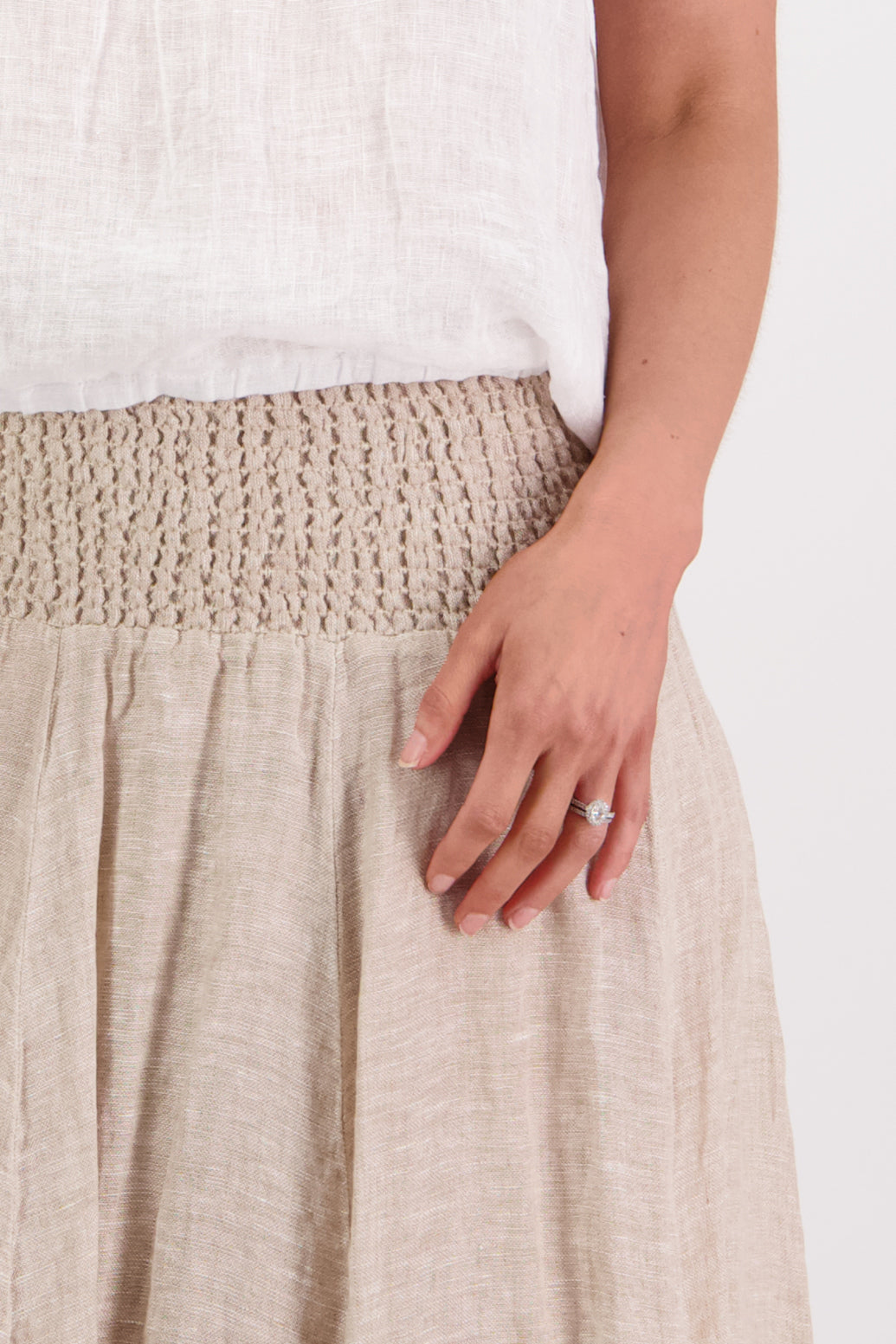 Briarwood Parson Skirt - Natural