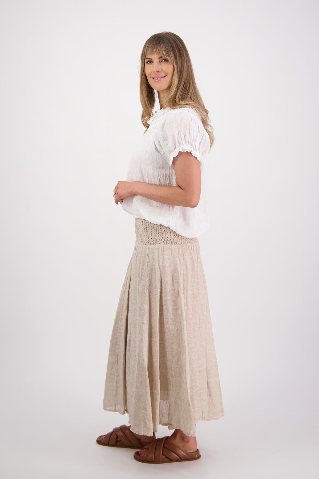 Briarwood Parson Skirt - Natural