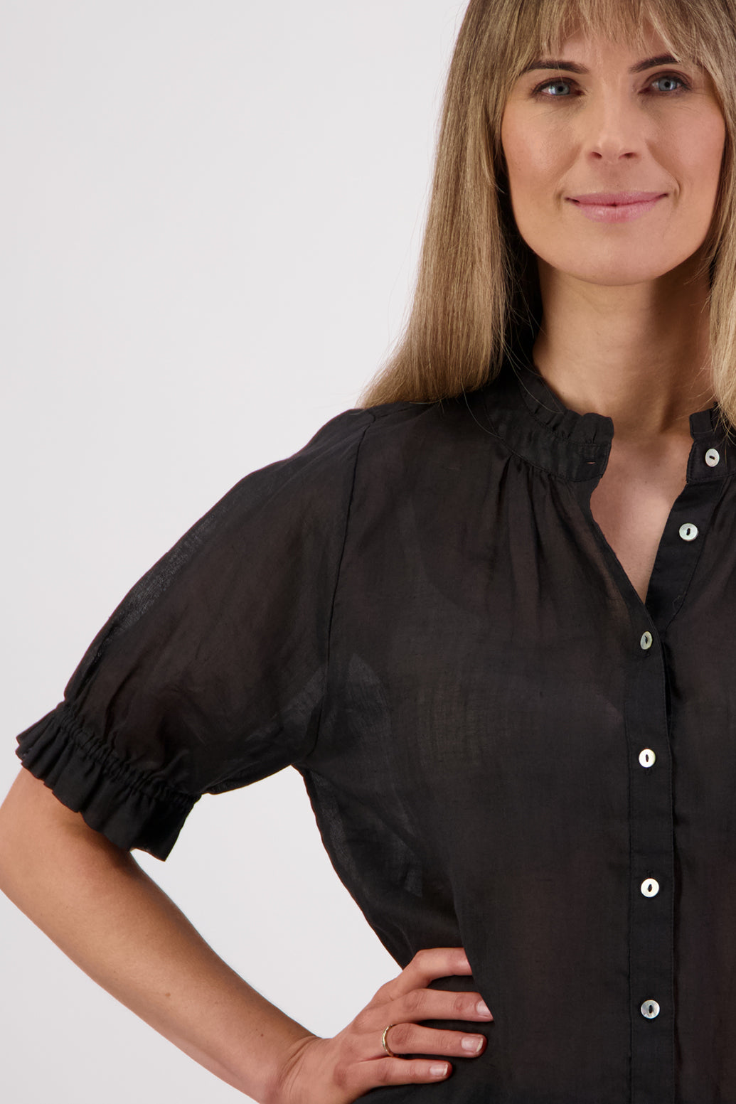 Briarwood Pearly Top - Black