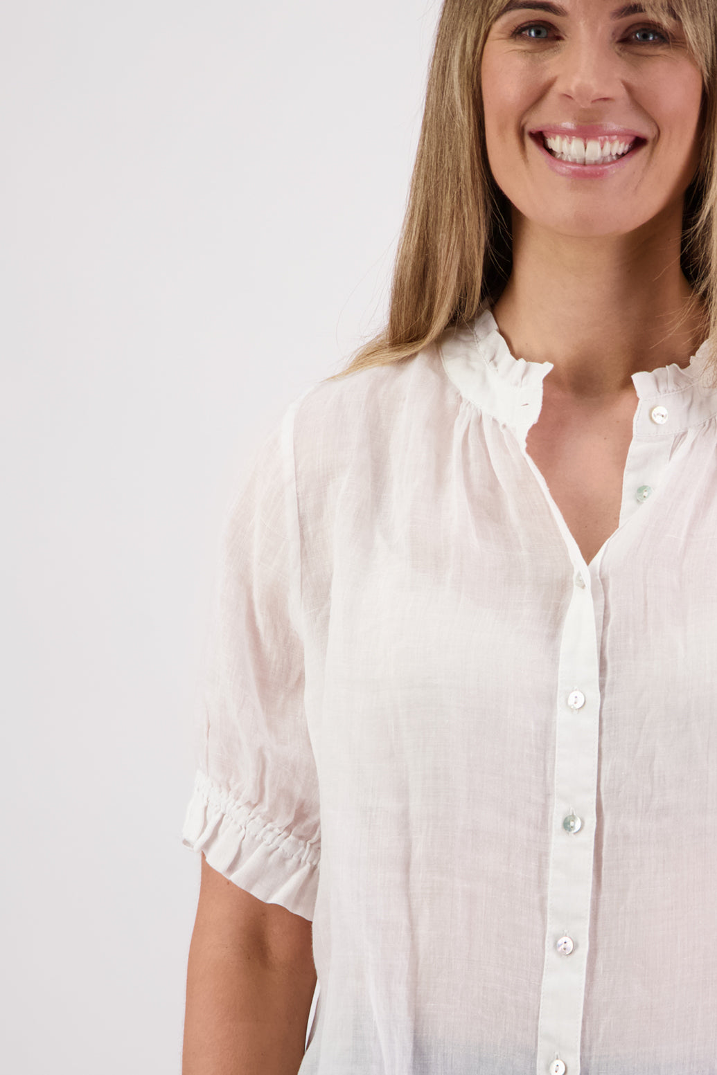 Briarwood Pearly Top - White