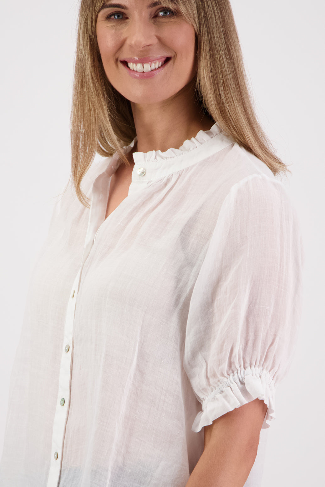 Briarwood Pearly Top - White