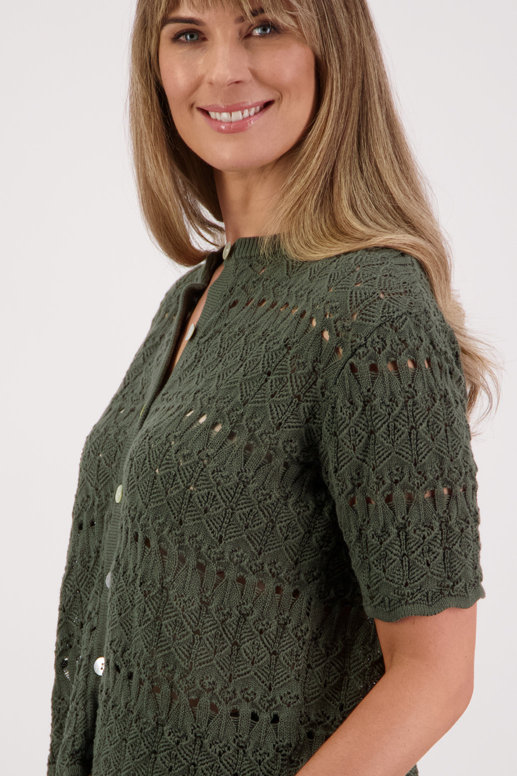 Briarwood Posy Cardigan - Moss