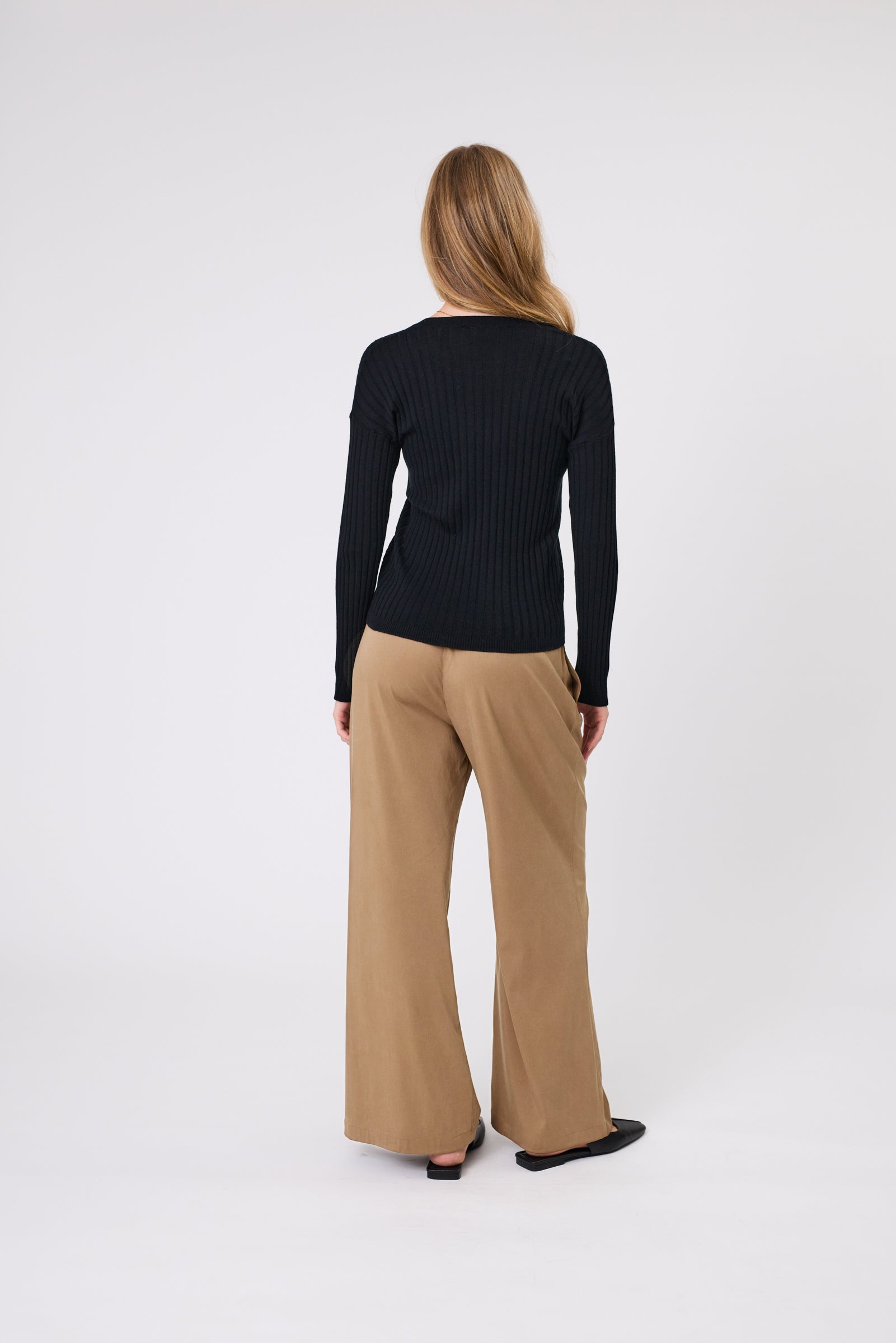 Marlow Reign Long Sleeve Knit - Black