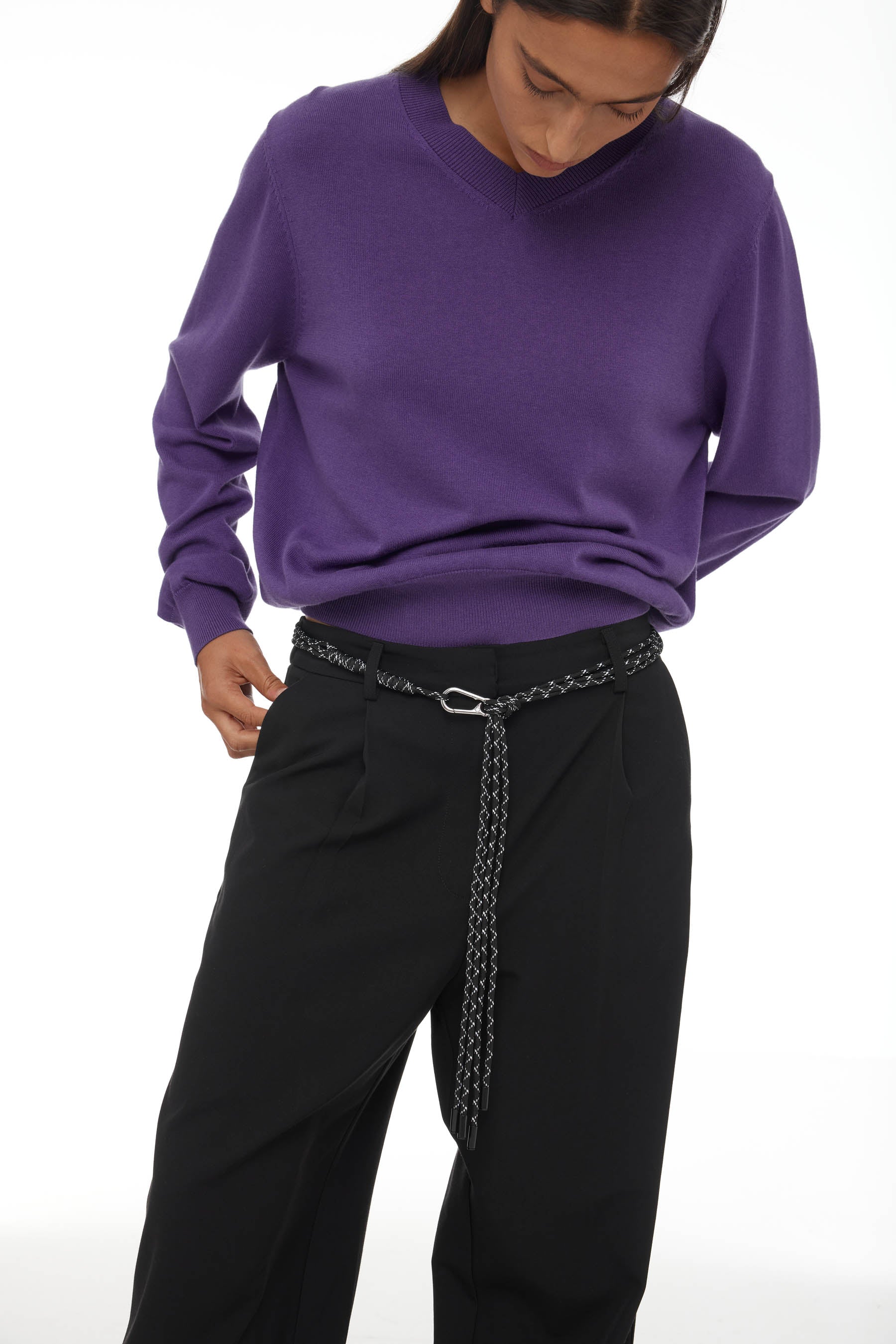 Ricochet Amina Jumper - Purple