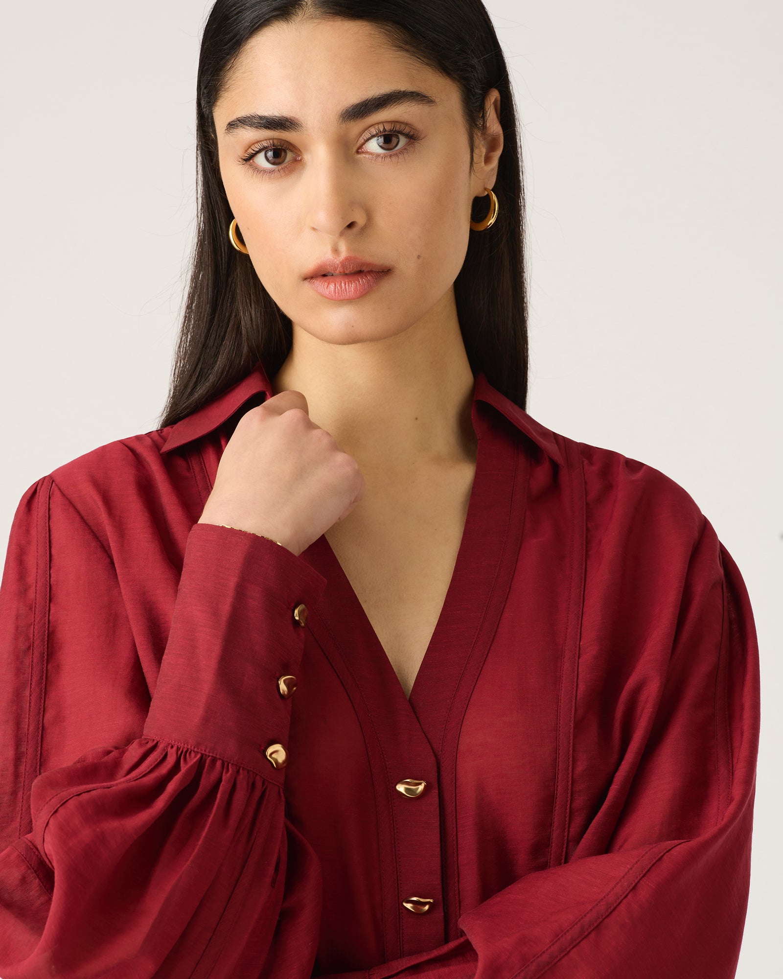 Mos the Label Astra Blouse - Wine