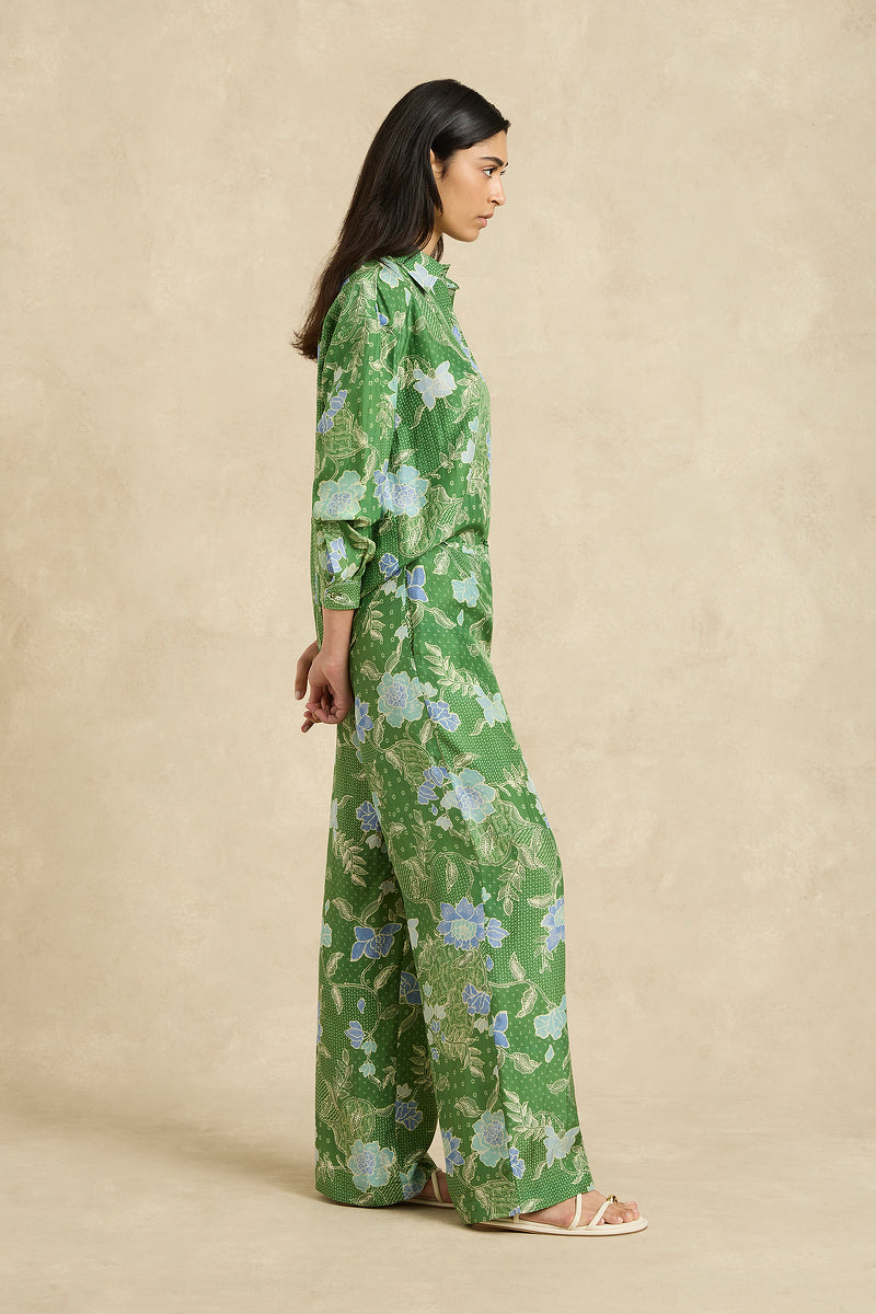 Stevie Shirt - Bloom Jungle Green