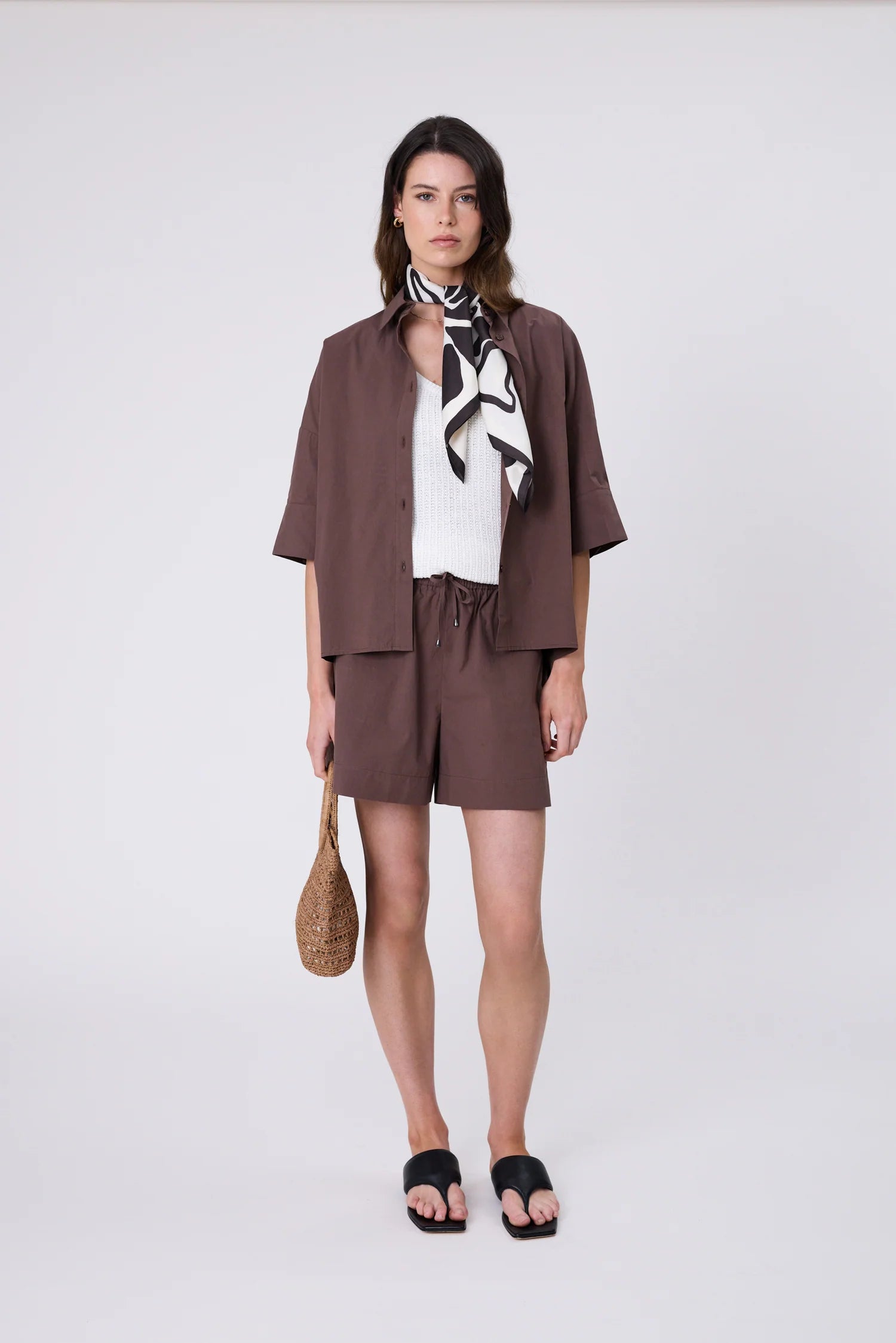 Shoreline Shirt - Carob