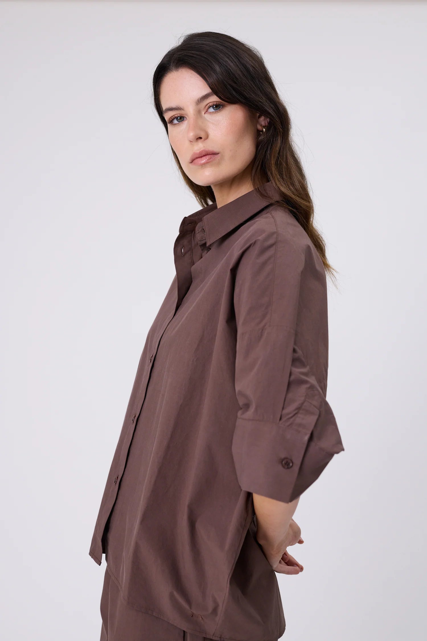 Shoreline Shirt - Carob