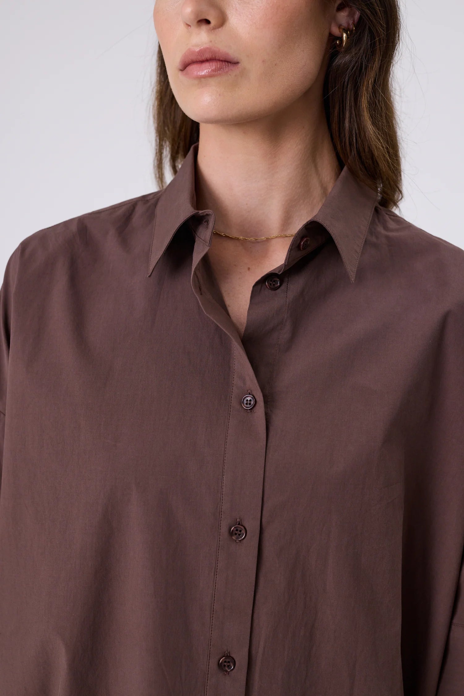 Shoreline Shirt - Carob