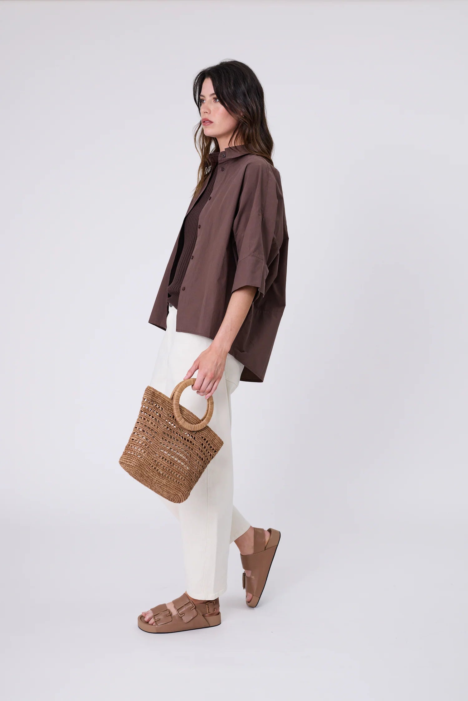 Shoreline Shirt - Carob