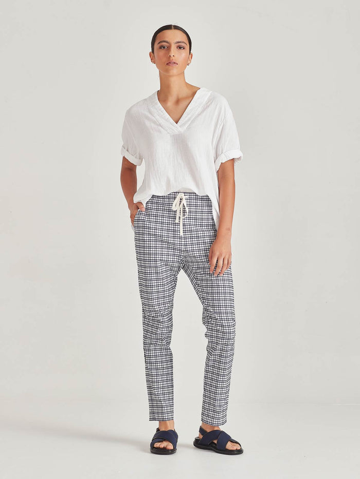 Sills Emily Jogger - Navy Check