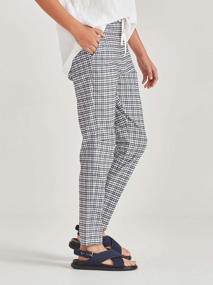 Sills Emily Jogger - Navy Check