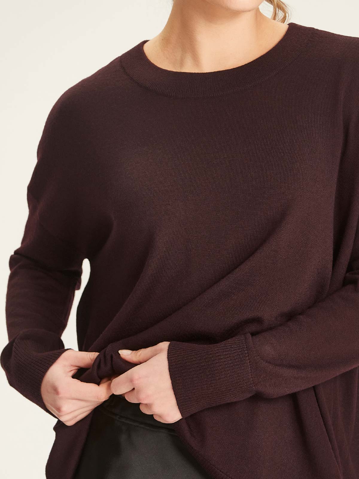 Sills Halden Merino Weekender - Dark Cherry