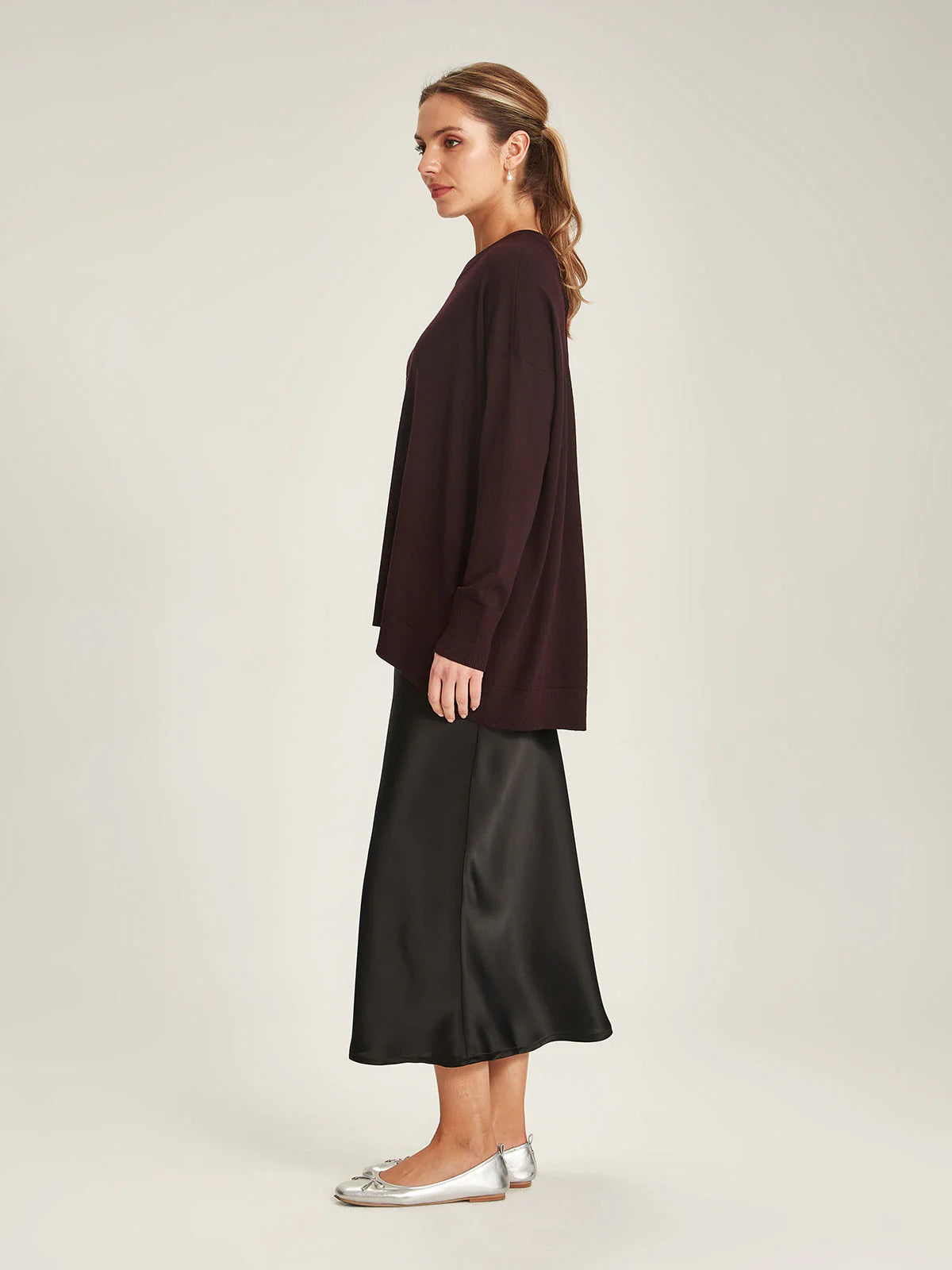 Sills Halden Merino Weekender - Dark Cherry