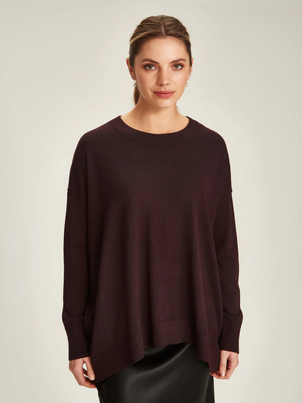 Sills Halden Merino Weekender - Dark Cherry