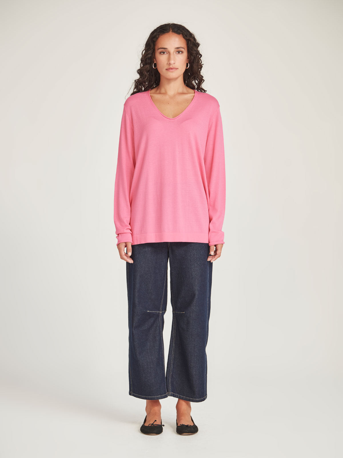 Sills Vinnie V-Neck - Pink Sherbert
