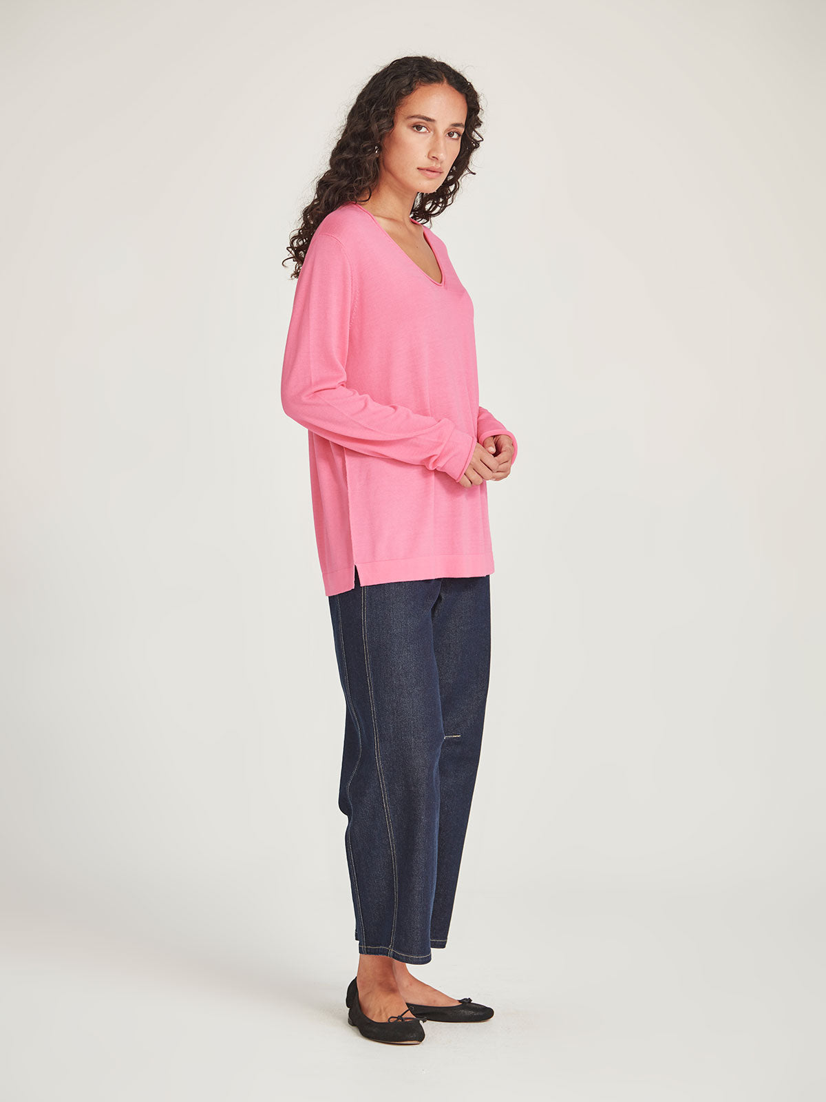 Sills Vinnie V-Neck - Pink Sherbert