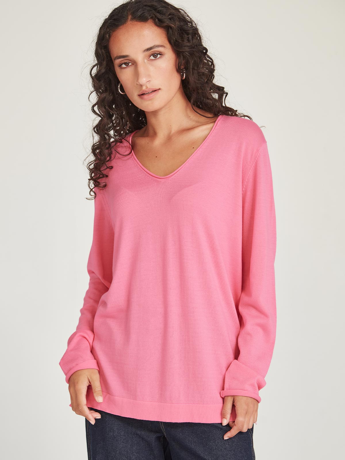 Sills Vinnie V-Neck - Pink Sherbert