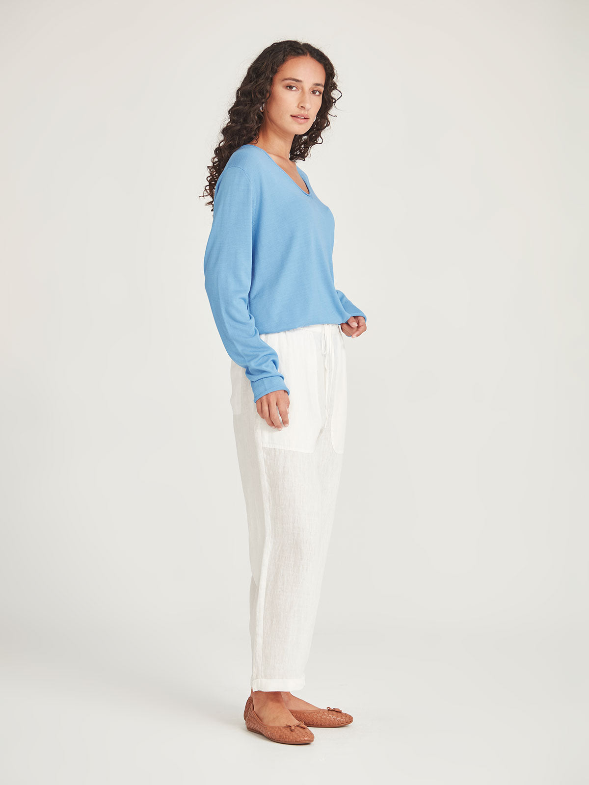 Sills Vinnie V-Neck - Sky Blue