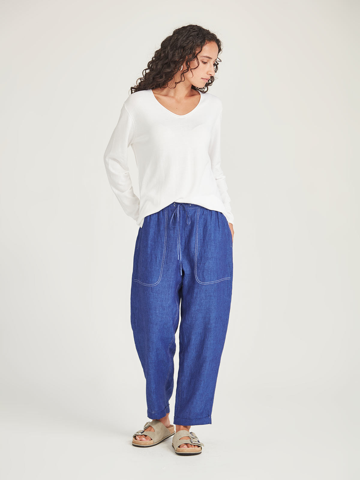 Sills Vinnie V-Neck - White