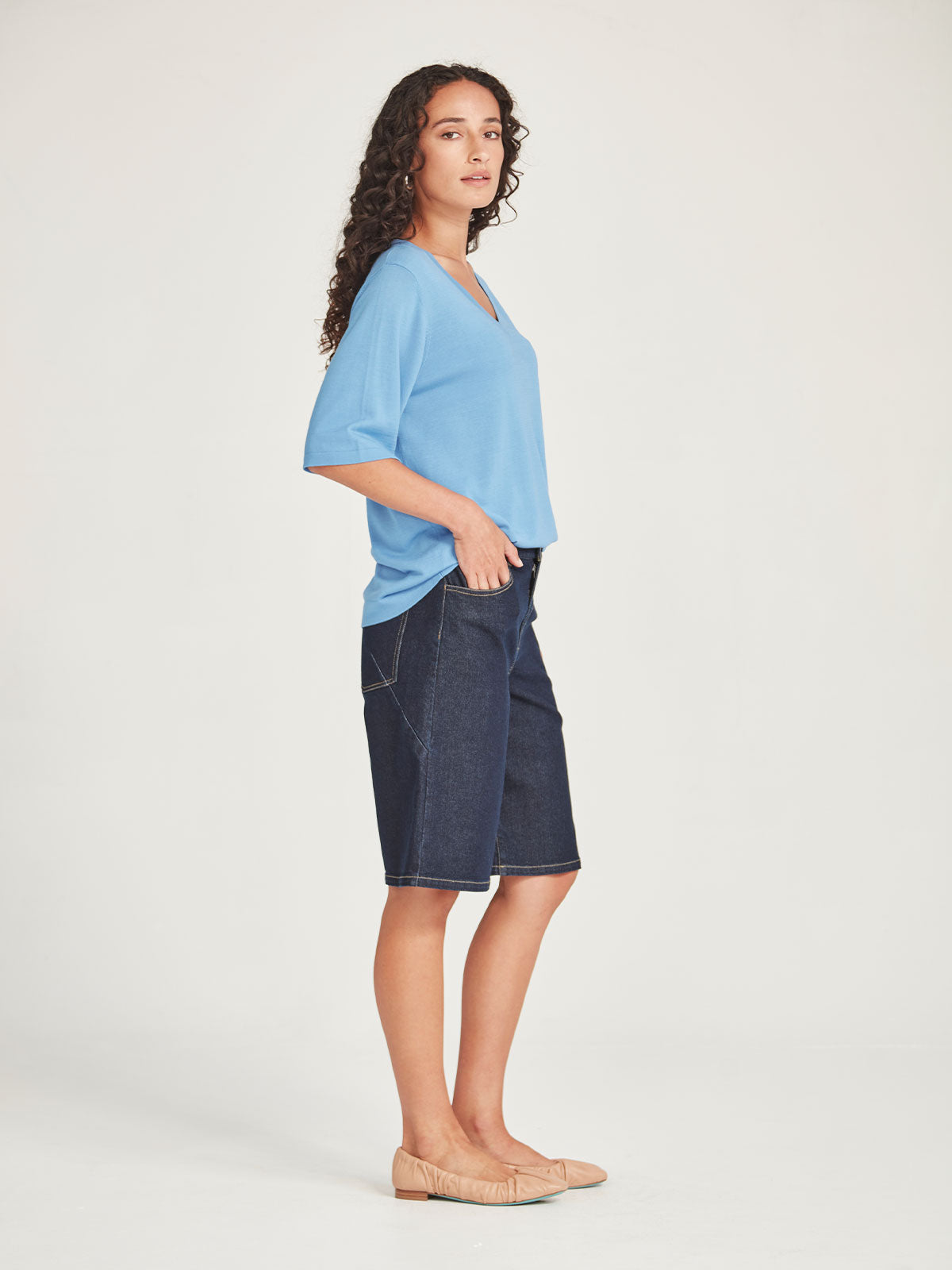 Sills Bethany Denim Short - Dark