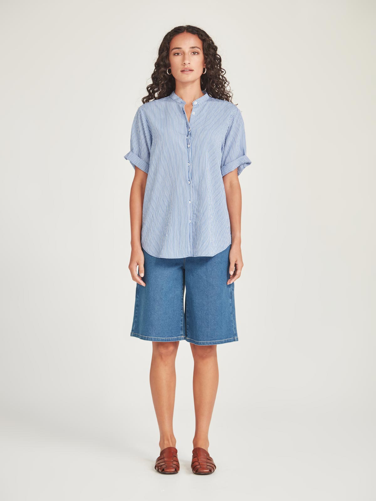 Sills Bethany Denim Short - Mid Wash