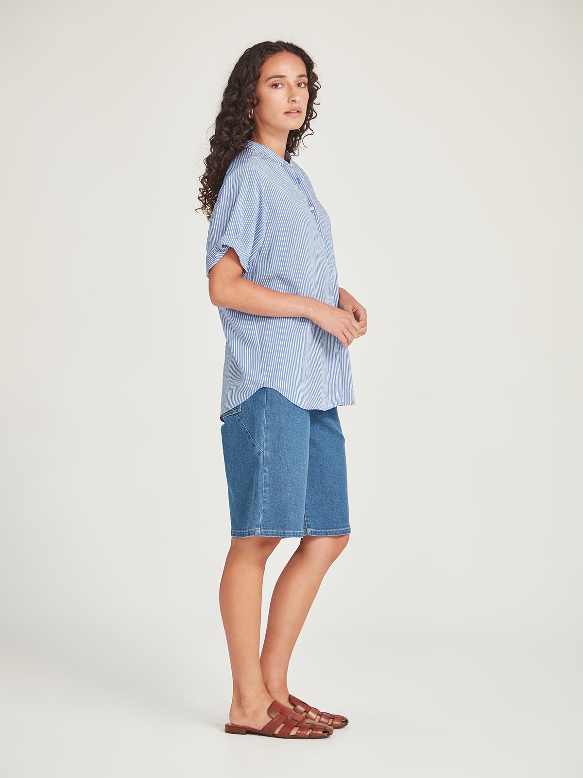 Sills Bethany Denim Short - Mid Wash