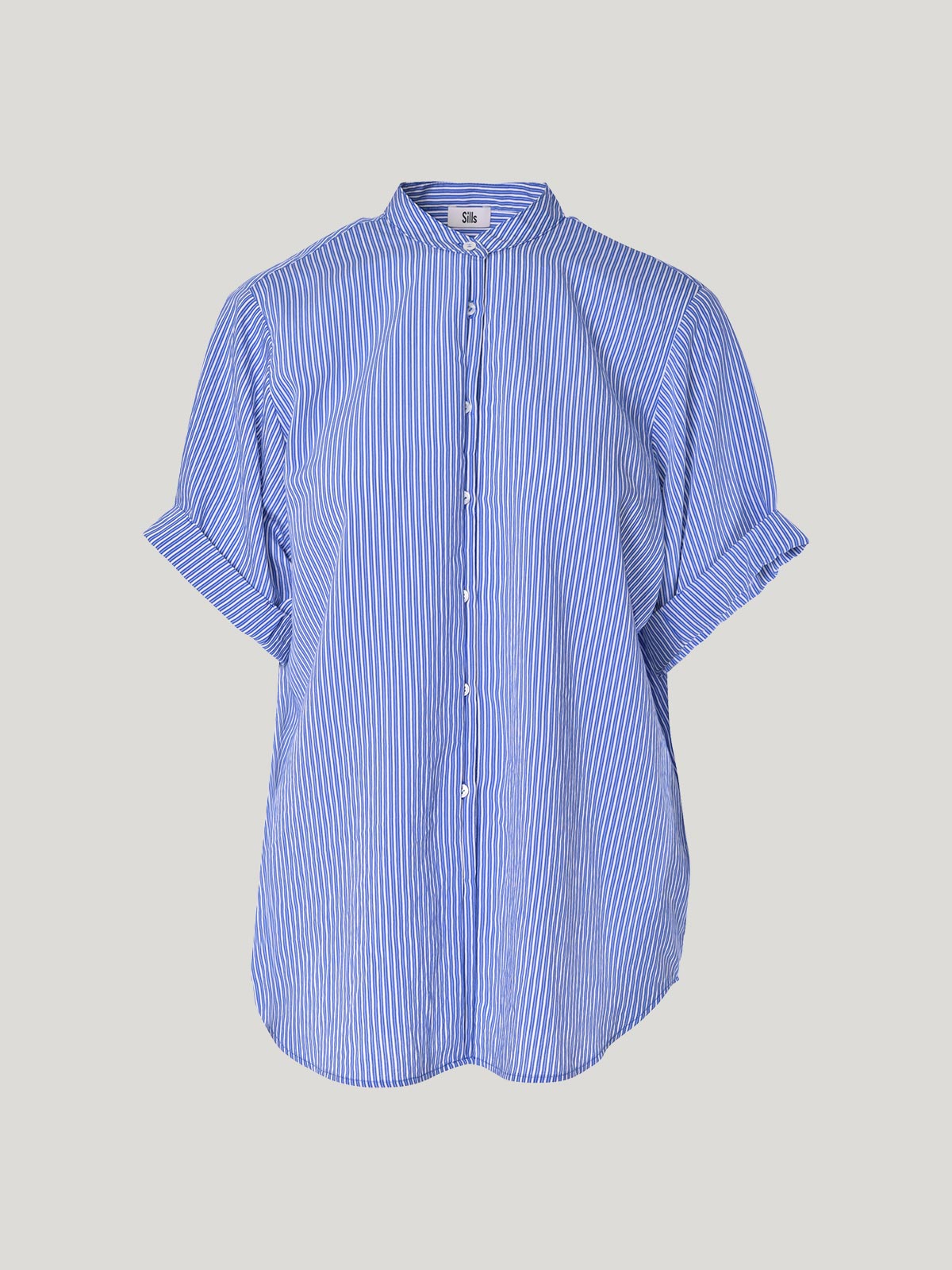 Sills Flynn Stripe Shirt - Blue/White Stripe