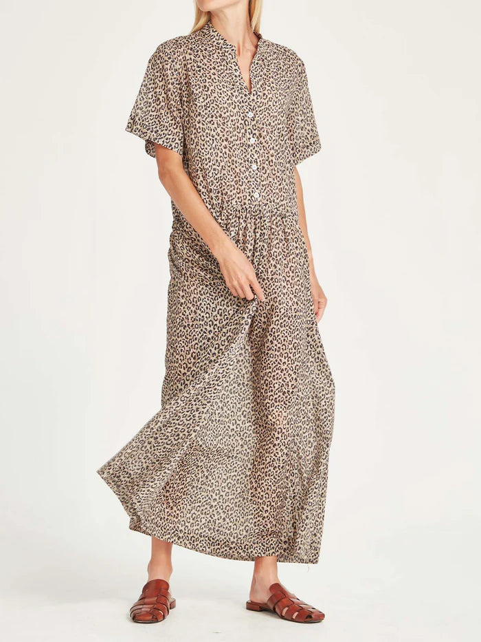 Victor Print Dress - Leopard Print