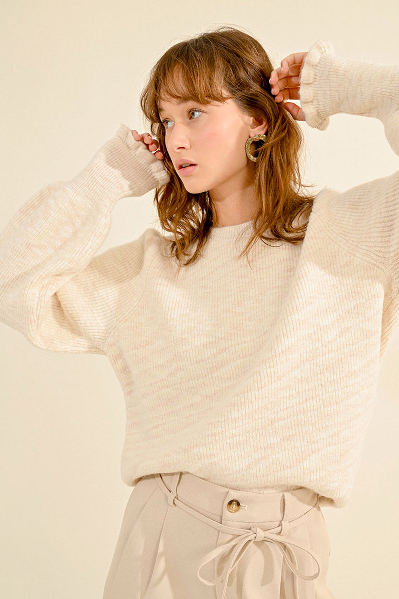 Molly Bracken Oversized Sweater - Cream