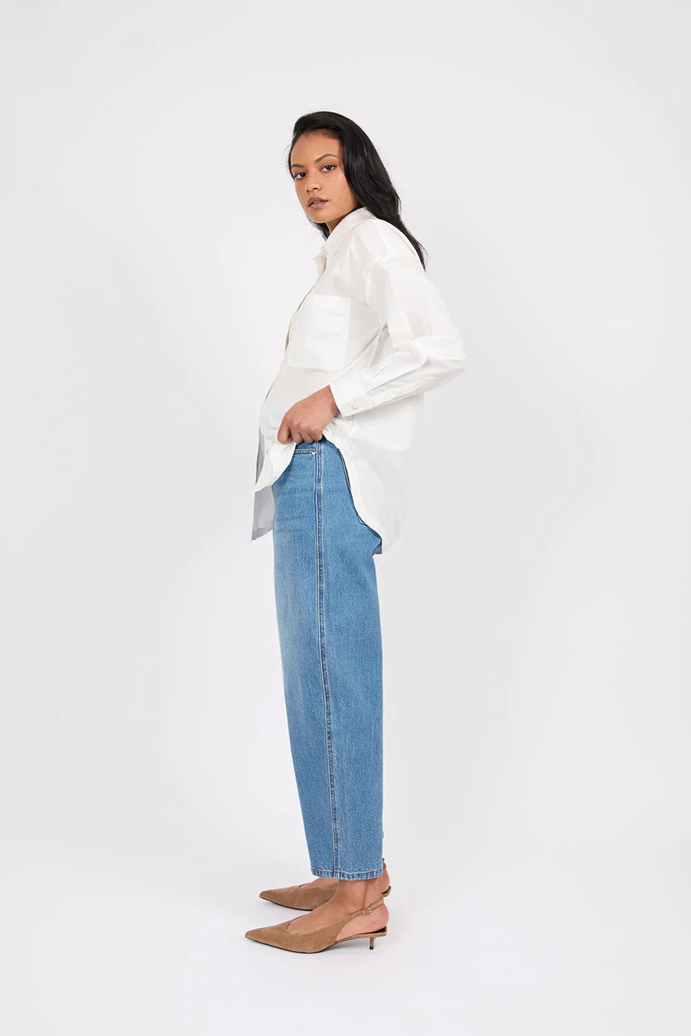The Curve Barrel - Vintage Mid Wash