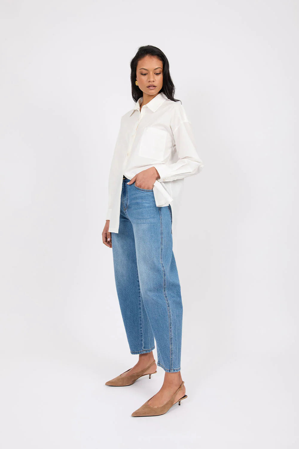 The Curve Barrel - Vintage Mid Wash