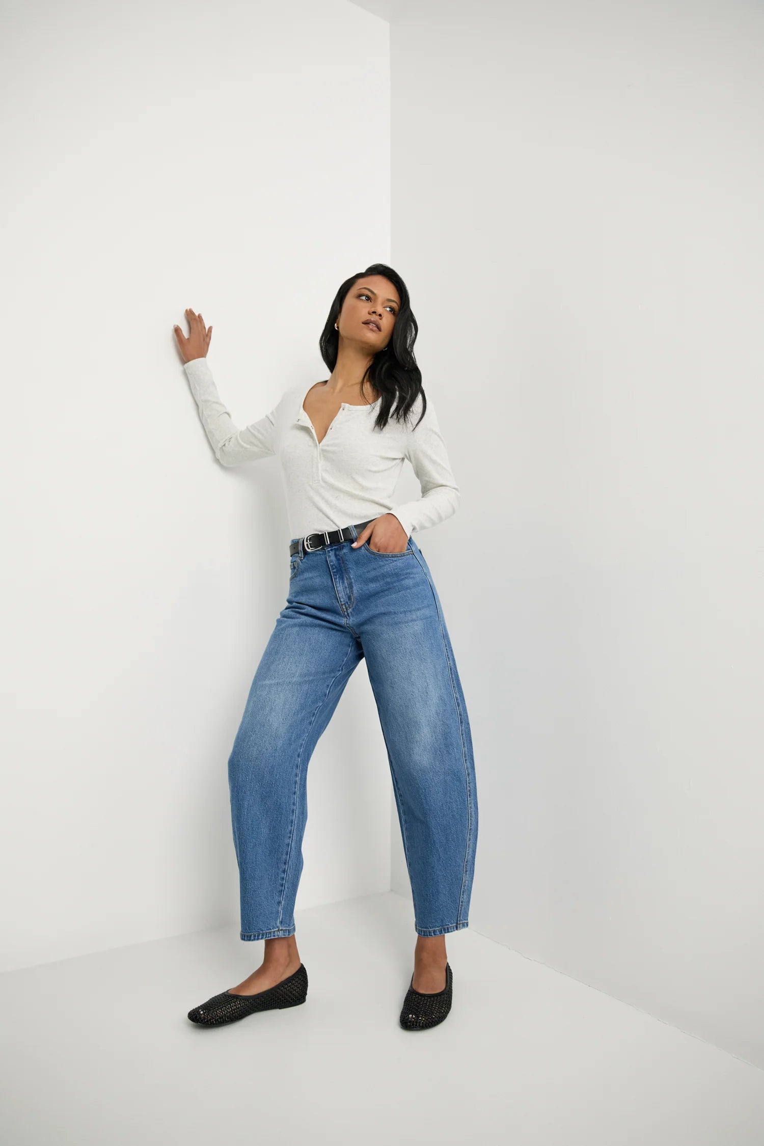 The Curve Barrel - Vintage Mid Wash