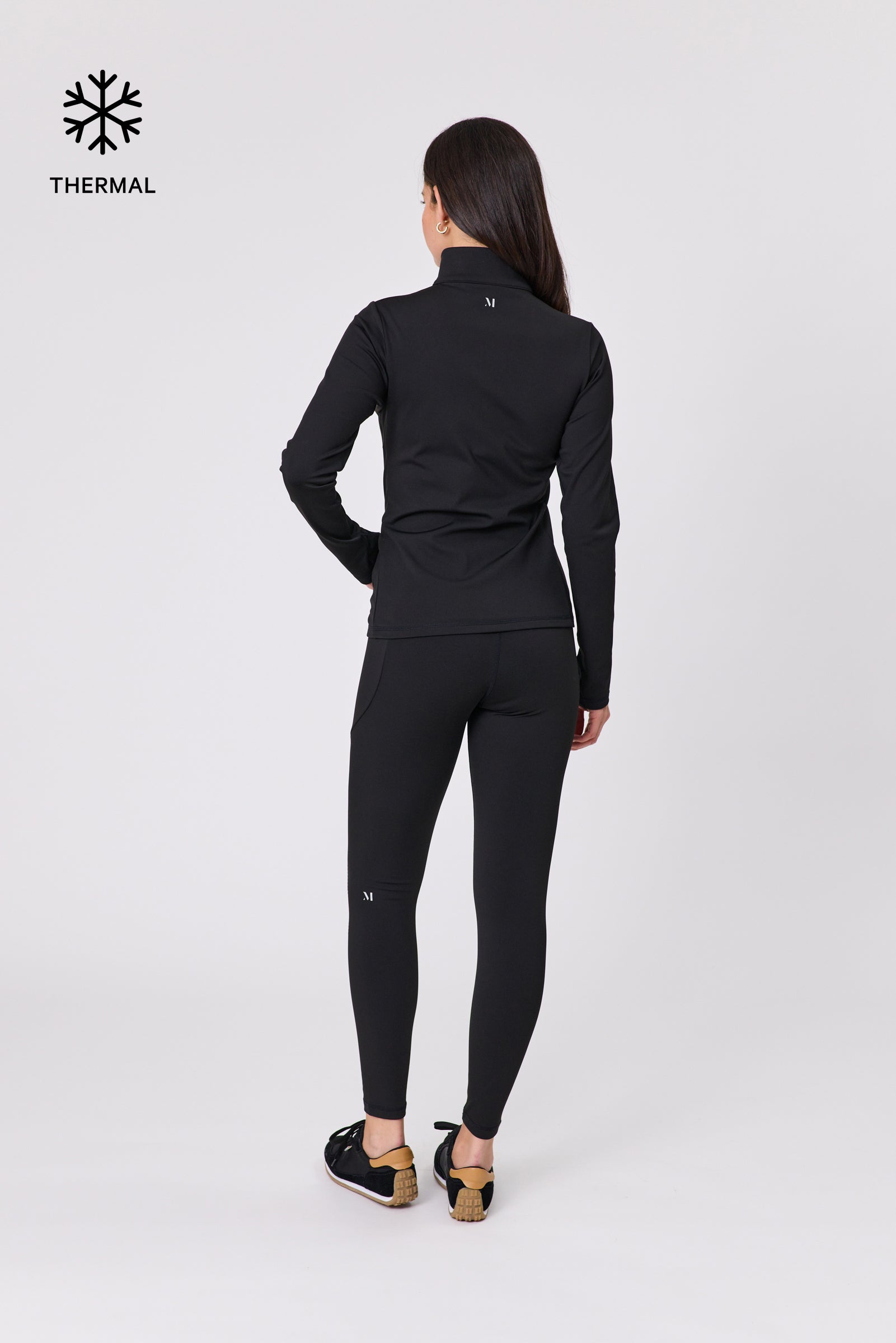Marlow Thermal Zip Through Jacket - Black