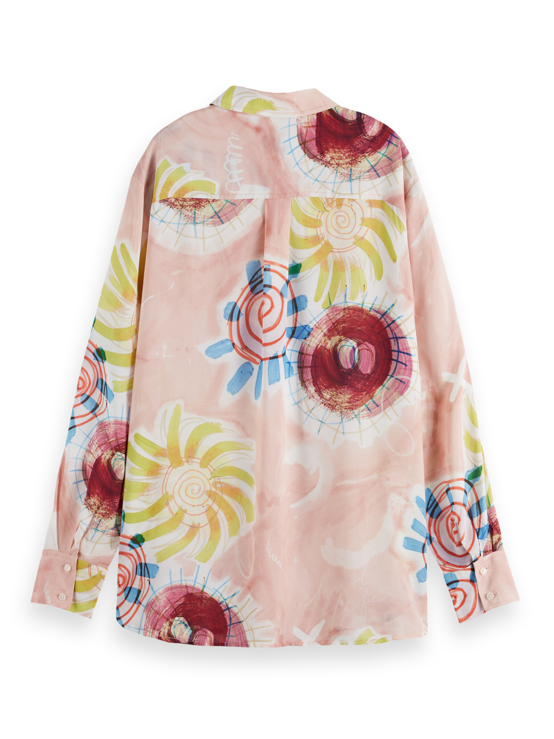 Scotch & Soda Abstract Sun Printed Relaxed Fit Shirt