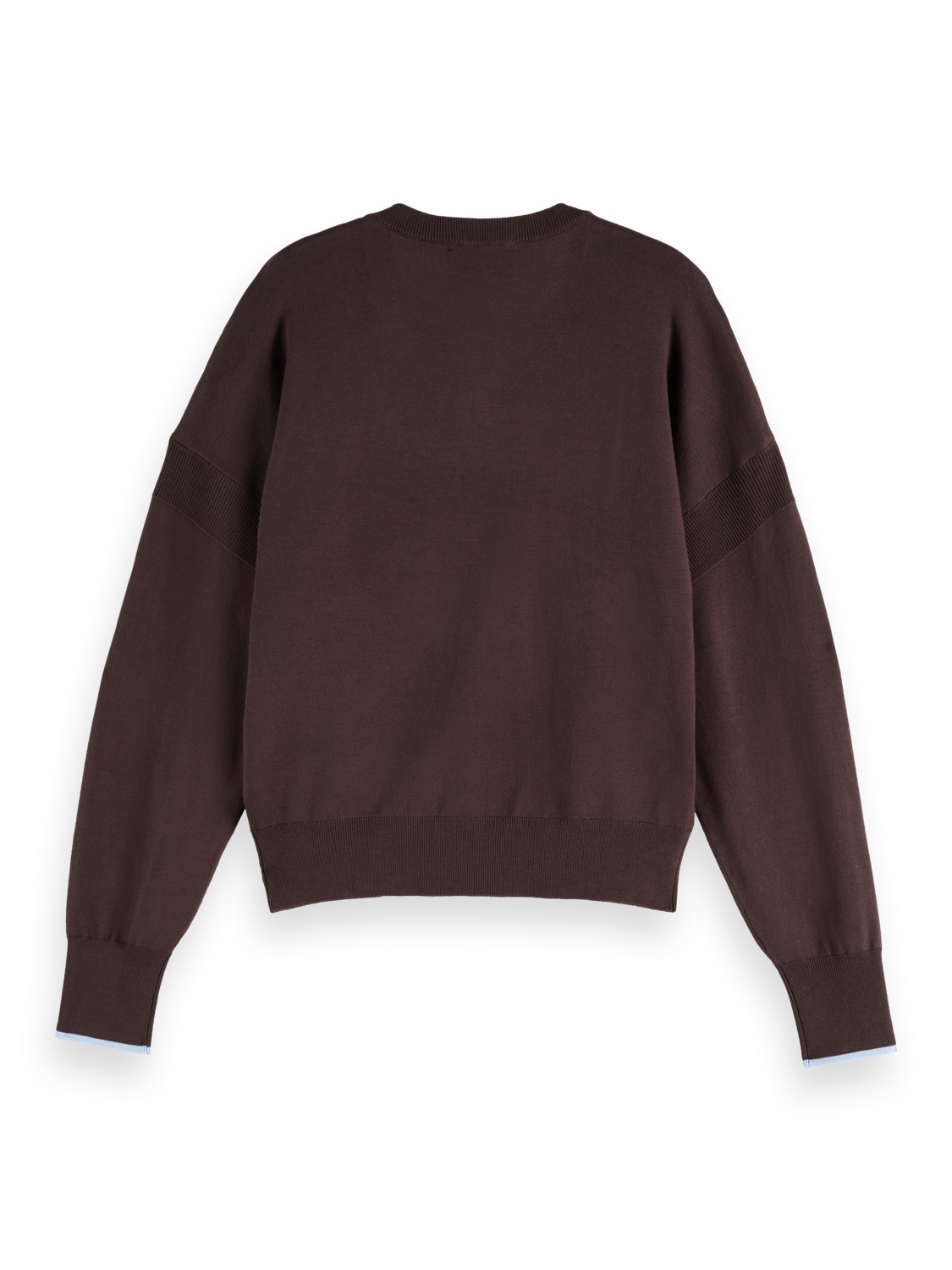 V Neck Relaxed Pullover - Plum