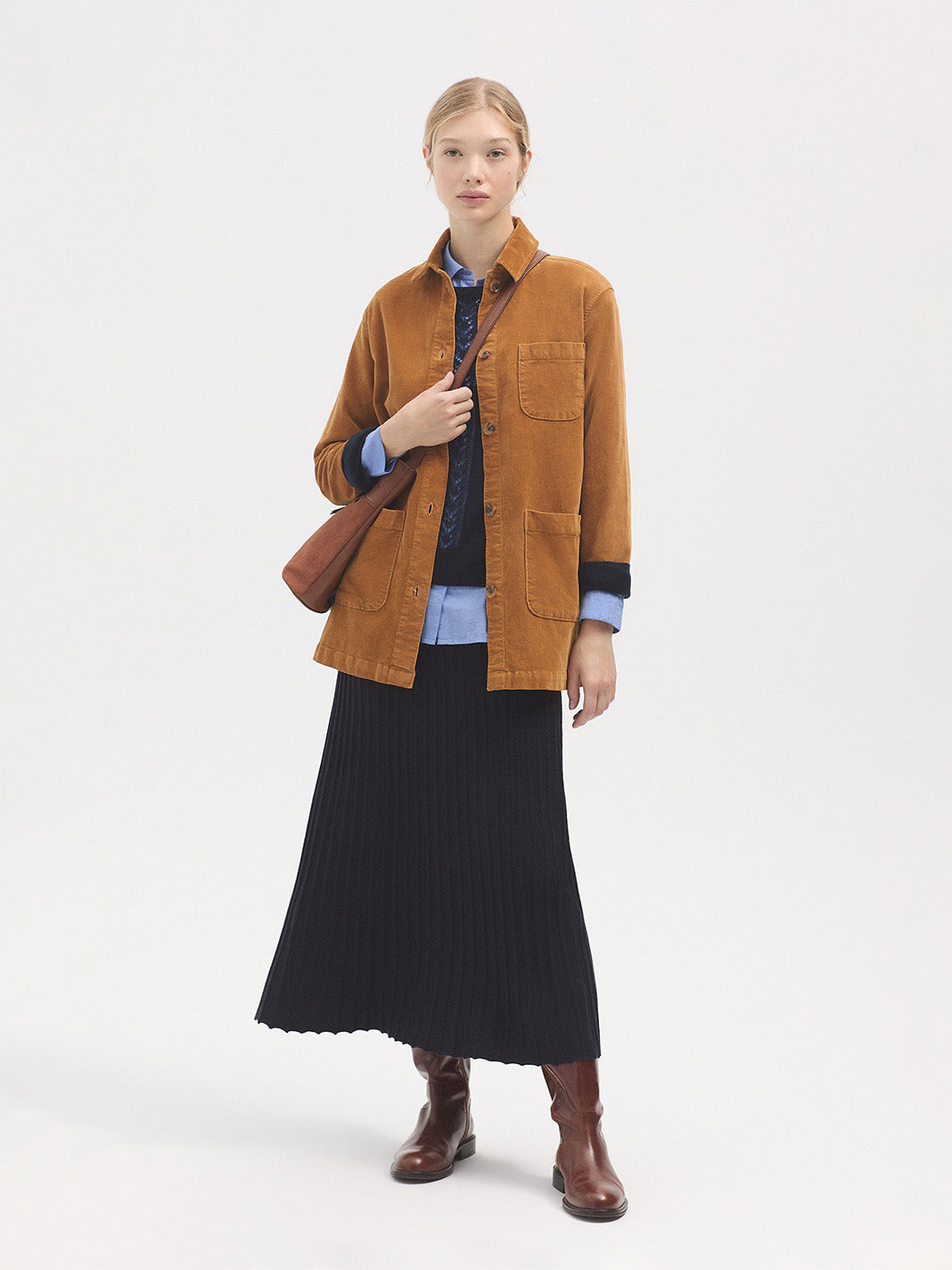 Nice Things Openwork Merino Sweater - Natural